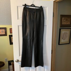 Julianna collection black leather pants size 2